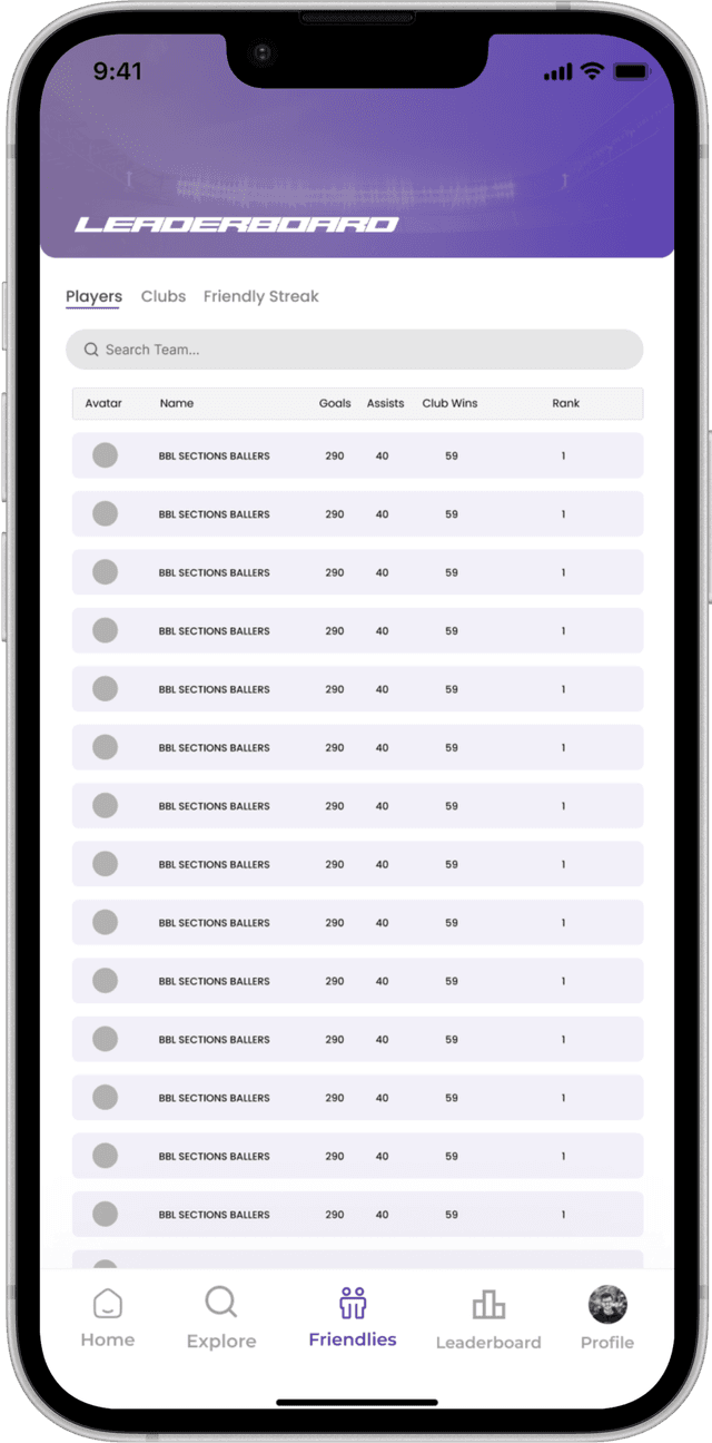 Competitive Leagues